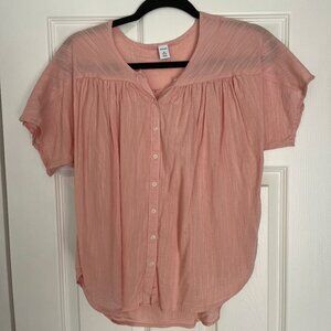 3/$20 ☀️ Pink Blouse - GAP